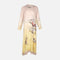 Ladies Rayon Printed Maxi Gown Long Sleeve