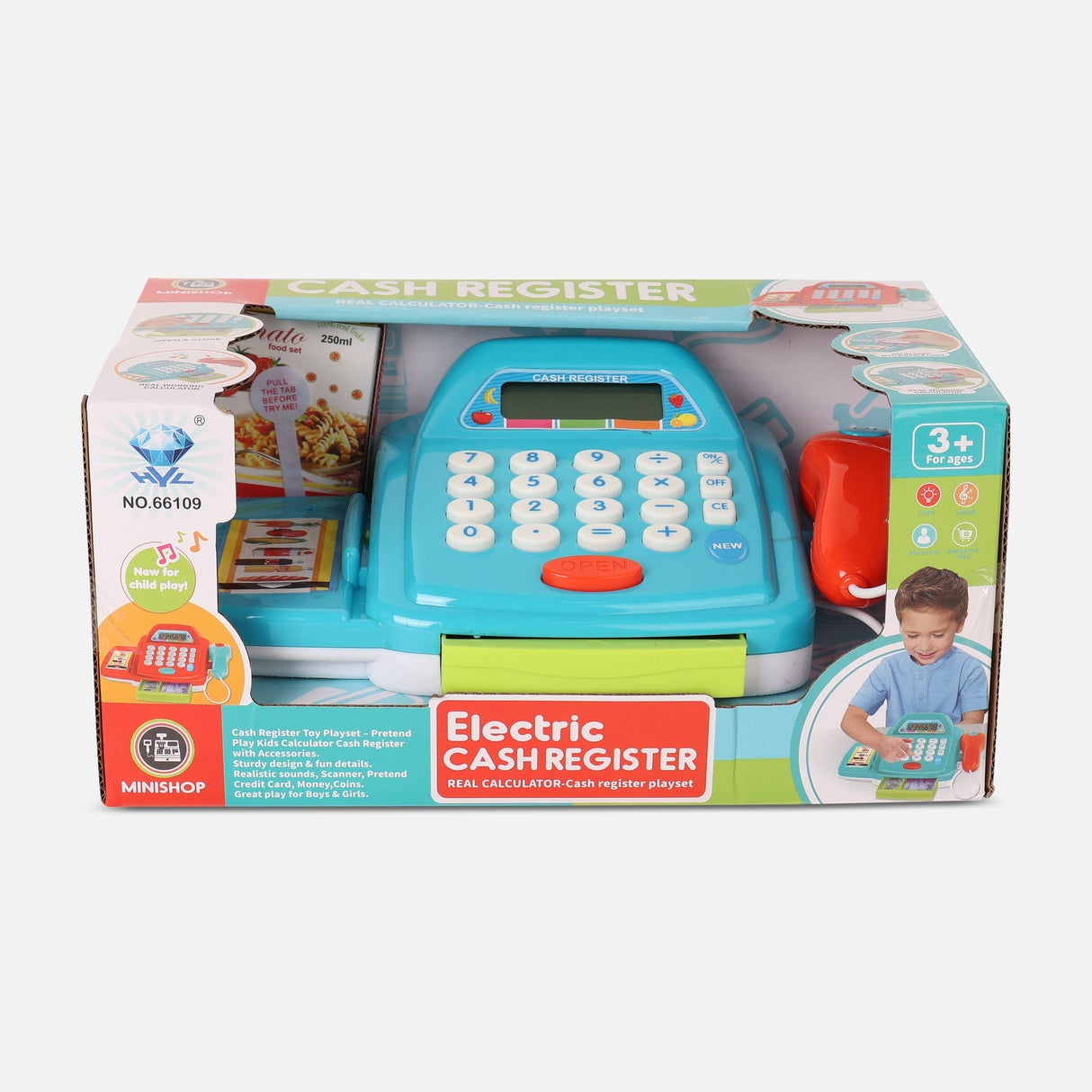 Cash Register With Light And Sound
