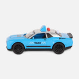Friction Toy Car With Light And Music-Taxi