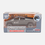 Friction Toy Car With Light & Music & Spary-Tesla Truck
