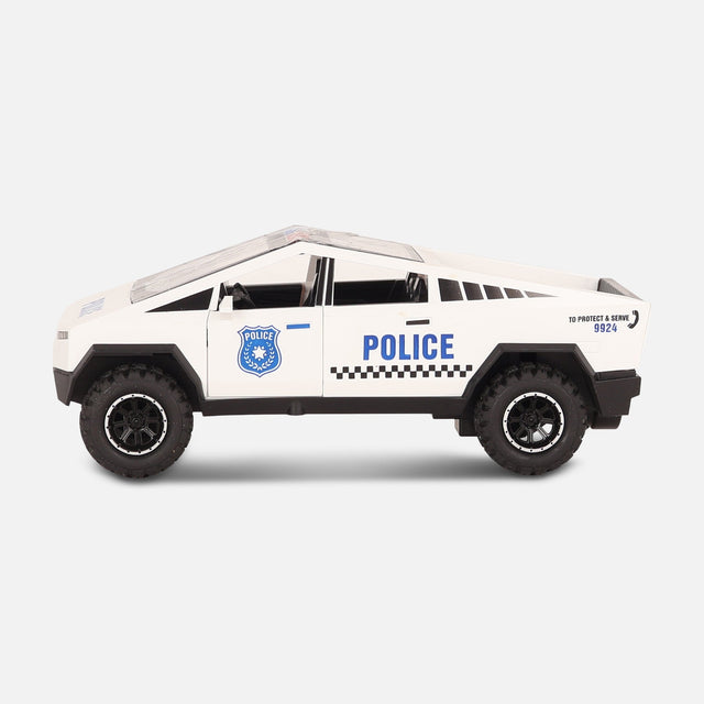 Friction Toy Car With Light & Music & Spary-Tesla Truck