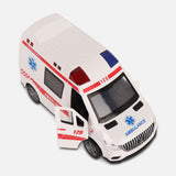 Friction Toy Car With Light & Music & Spary-Ambulance