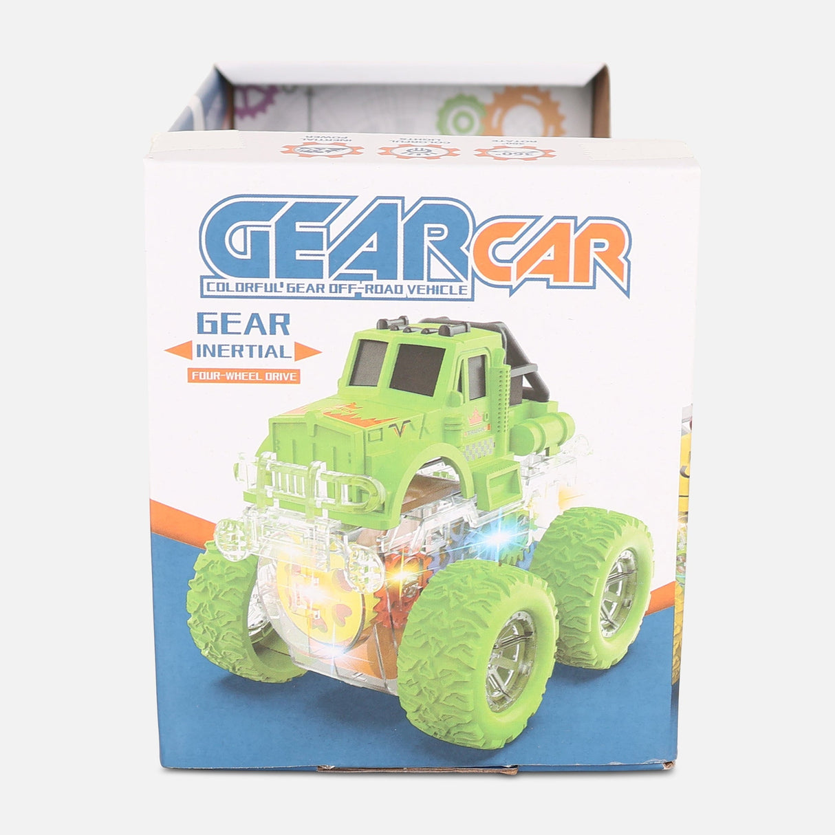 Friction Toy Stunt Car With Light