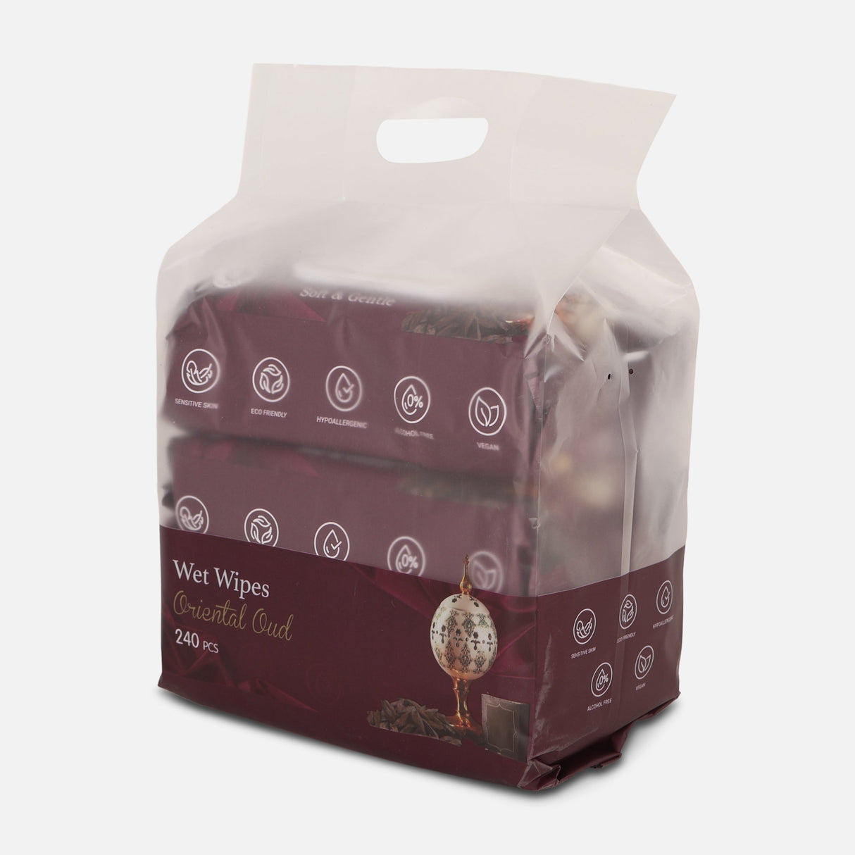 Oud Oriental Wet Wipes 3 Pack Set 80 Pcs Each