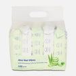 Aloe Scented Wet Wipes 5 Pack Set 20 Pcs Each