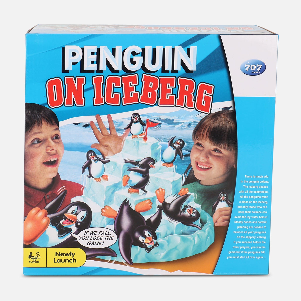 Kids Balance Game With Penguins Iceberg Stacking Toy