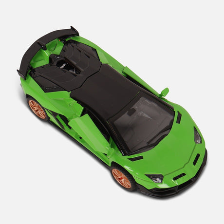 Diecast Lambo Toy Car With Sound Light & 3 Opening Doors