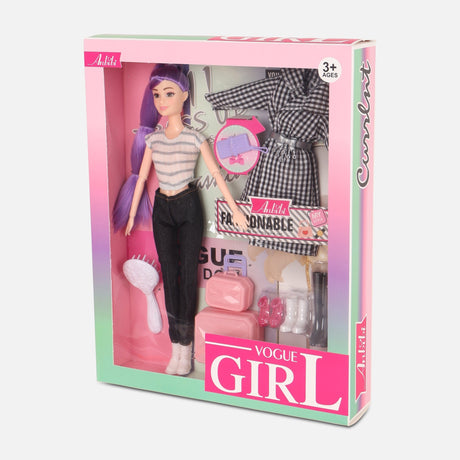 Doll Toy Set For Girls With Accessories