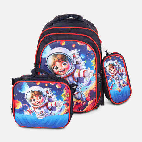 School Trolley Bag  Set 3 Pcs Wih Led