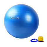 Anti-Burst GYM Ball With Foot Pump 75 Cm-Blue