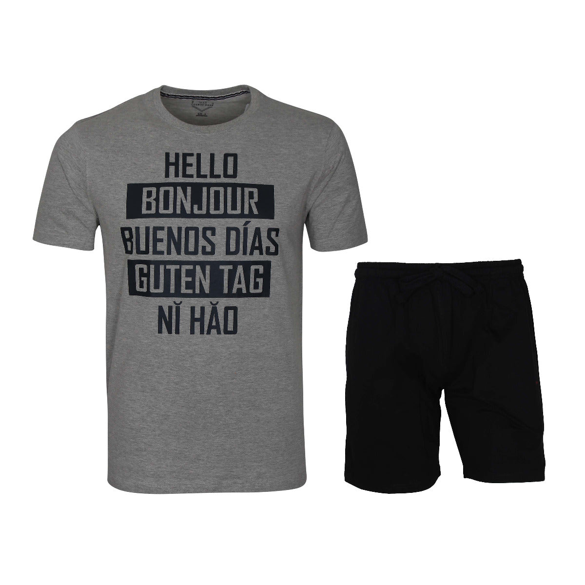 طقم بيجاما قطعتين رجالي