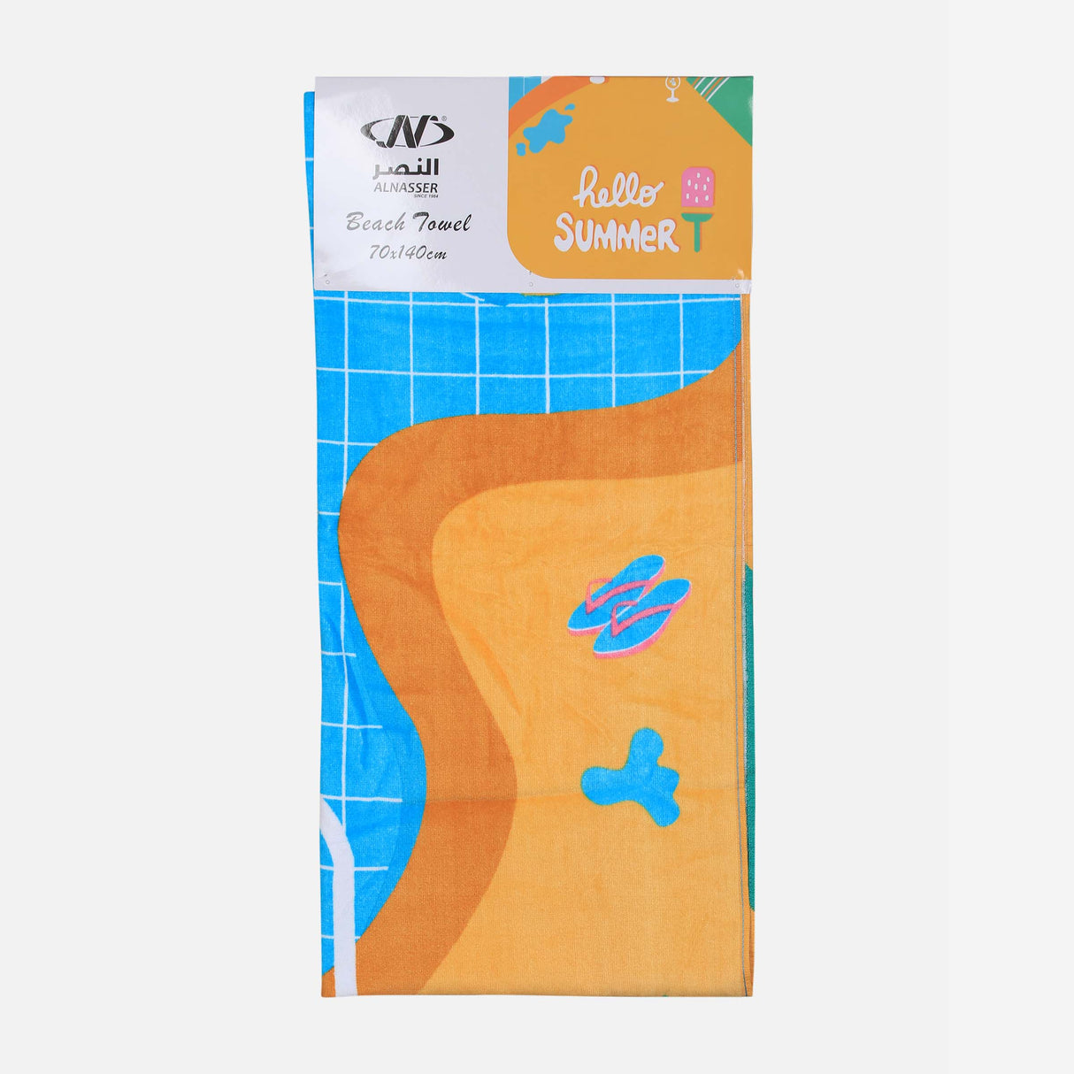 BOYS PRINTED COTTON BEACH TOWEL-70*140 CM